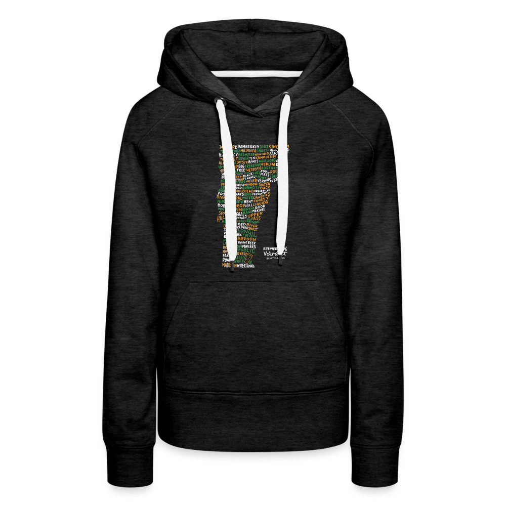 Vermont Brewery Women's Hoodie - charcoal grey