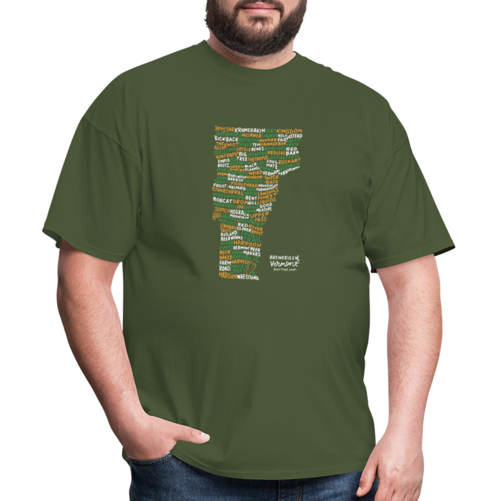 Vermont Brewery T-Shirt - military green