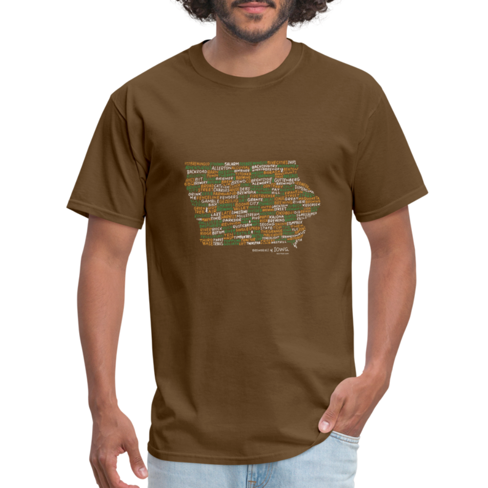 Iowa Brewery T-Shirt - brown