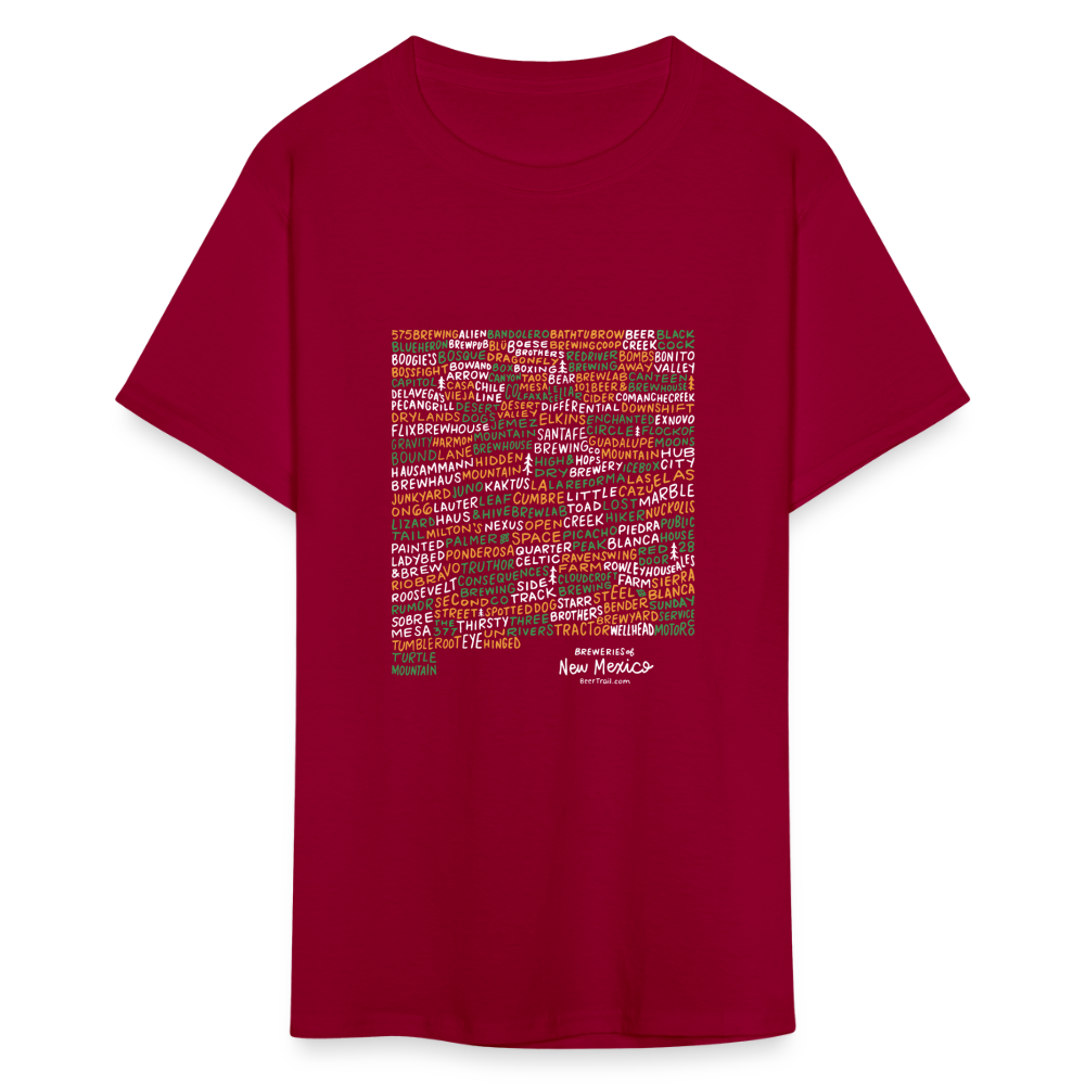 New Mexico Brewery T-Shirt - dark red