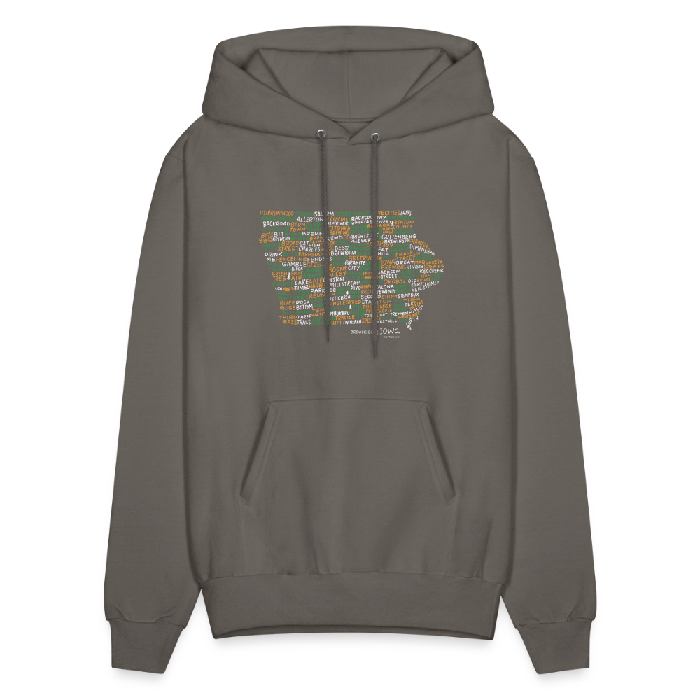 Iowa Brewery Men's Hoodie - asphalt gray