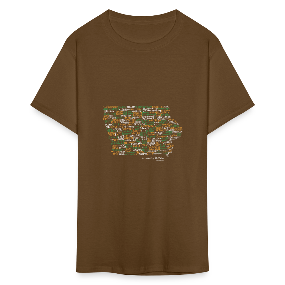 Iowa Brewery T-Shirt - brown