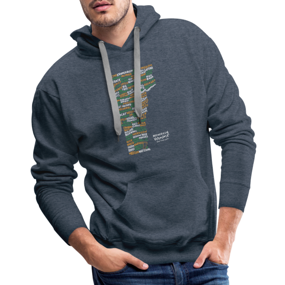 Vermont Brewery Men's Hoodie - heather denim