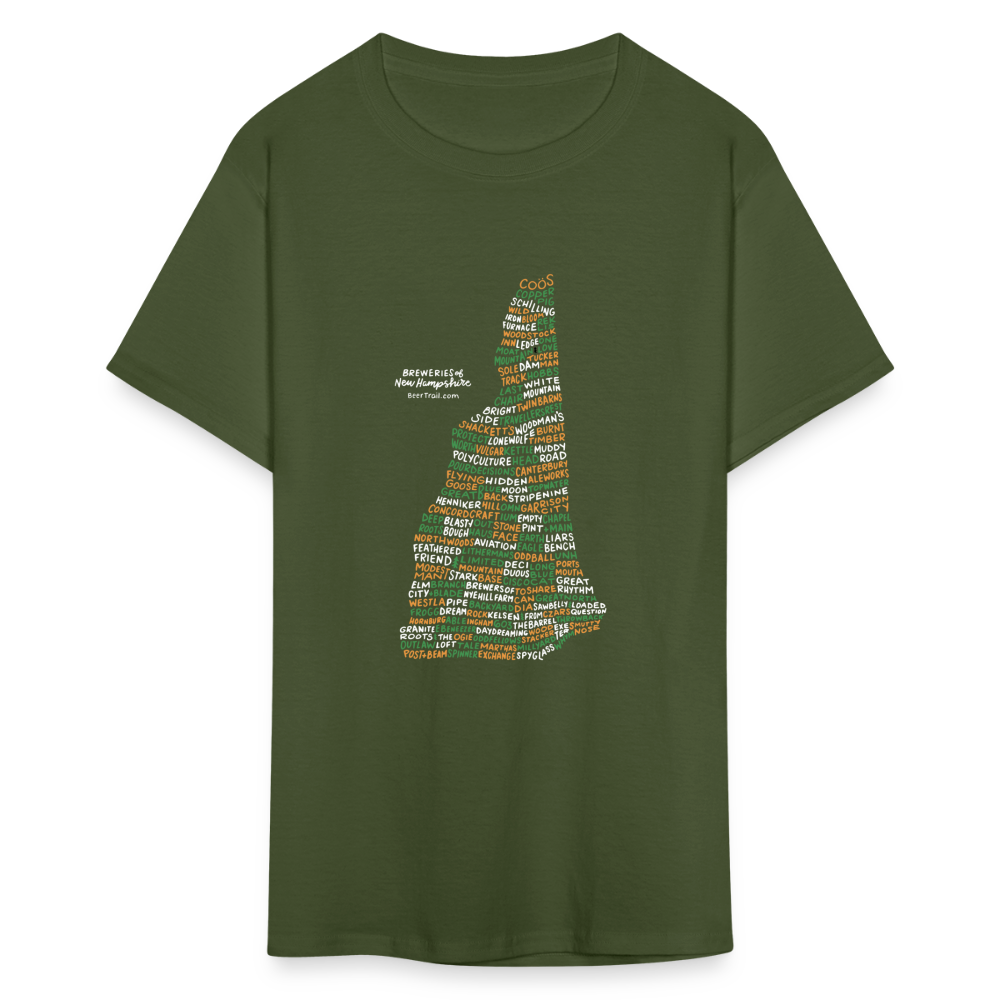 New Hampshire Brewery T-Shirt - military green