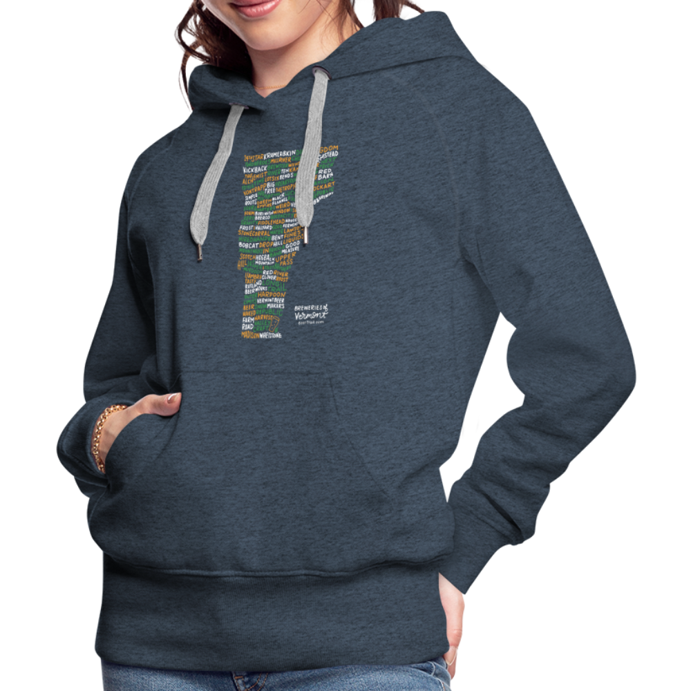 Vermont Brewery Women's Hoodie - heather denim