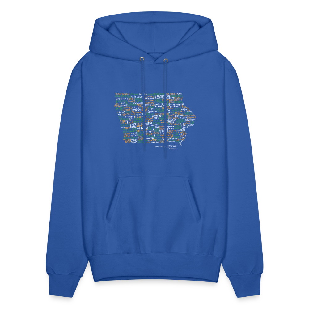 Iowa Brewery Men's Hoodie - royal blue