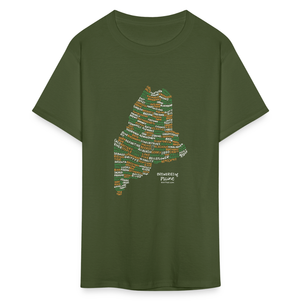 Maine Brewery T-Shirt - military green