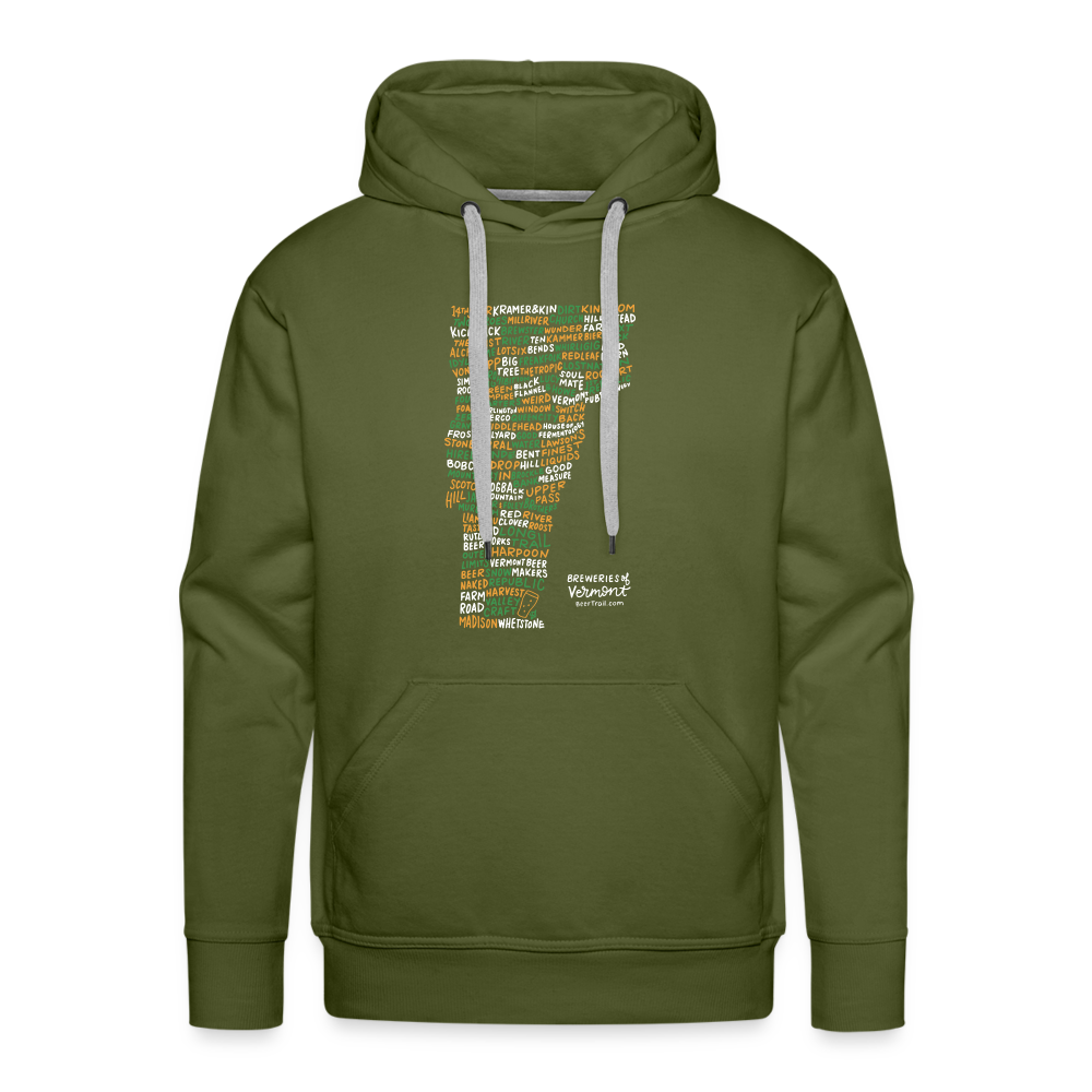 Vermont Brewery Men's Hoodie - olive green