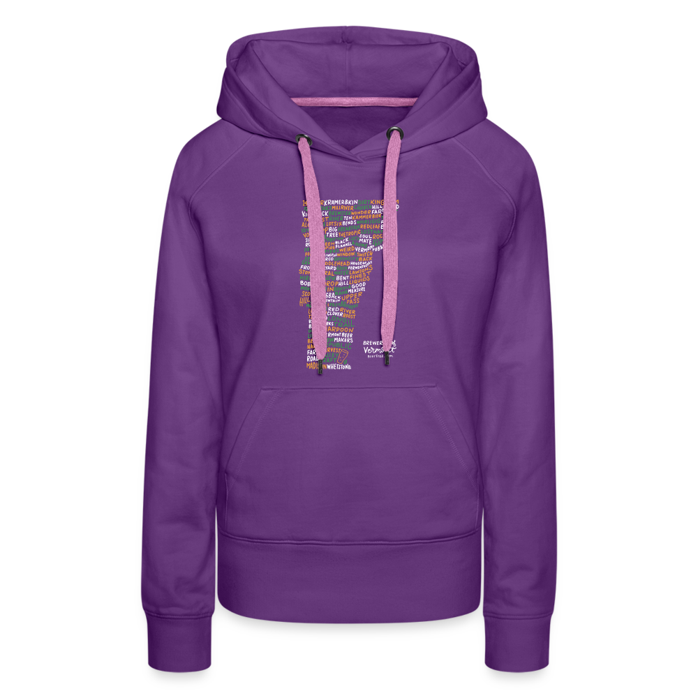 Vermont Brewery Women's Hoodie - purple 