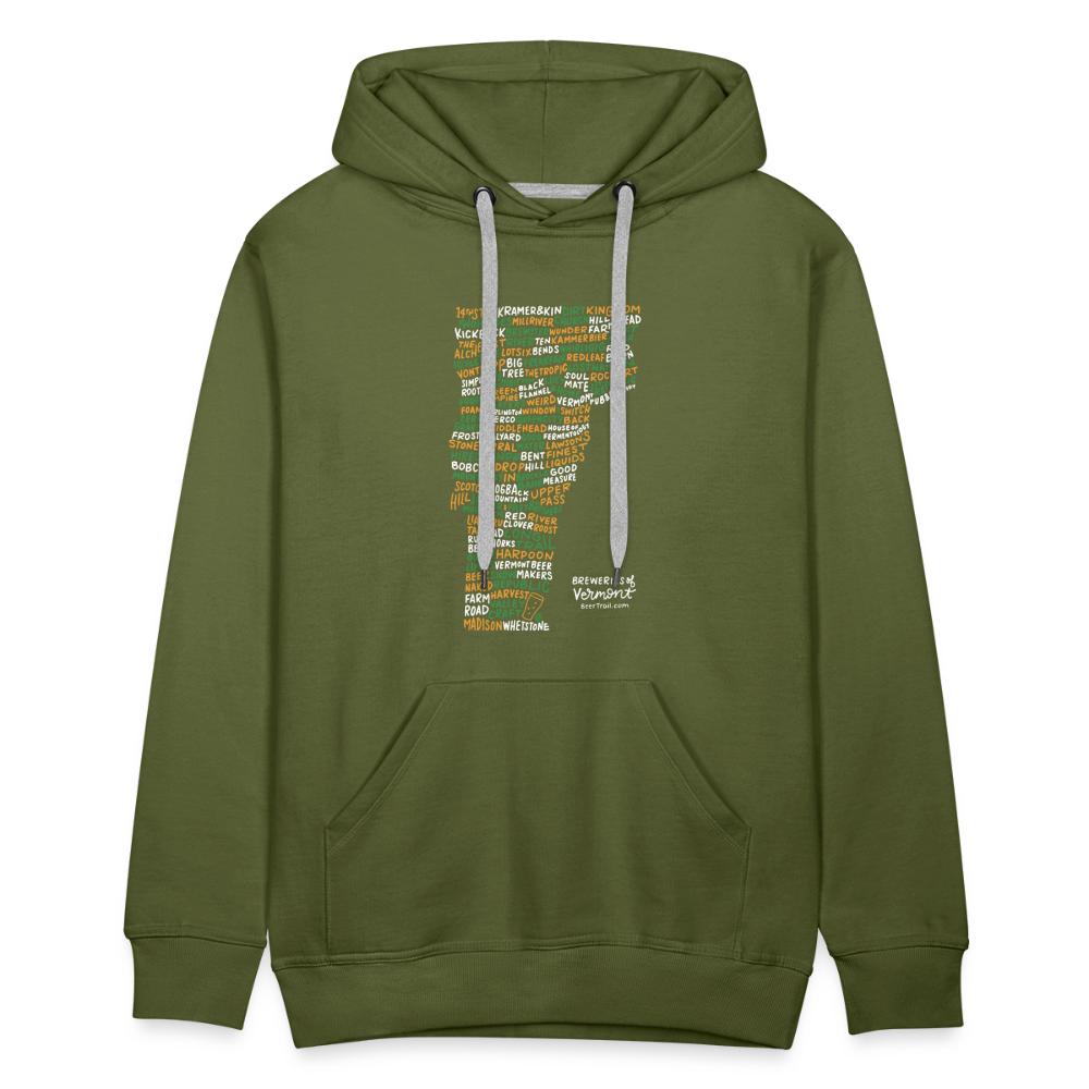 Vermont Brewery Men's Hoodie - olive green