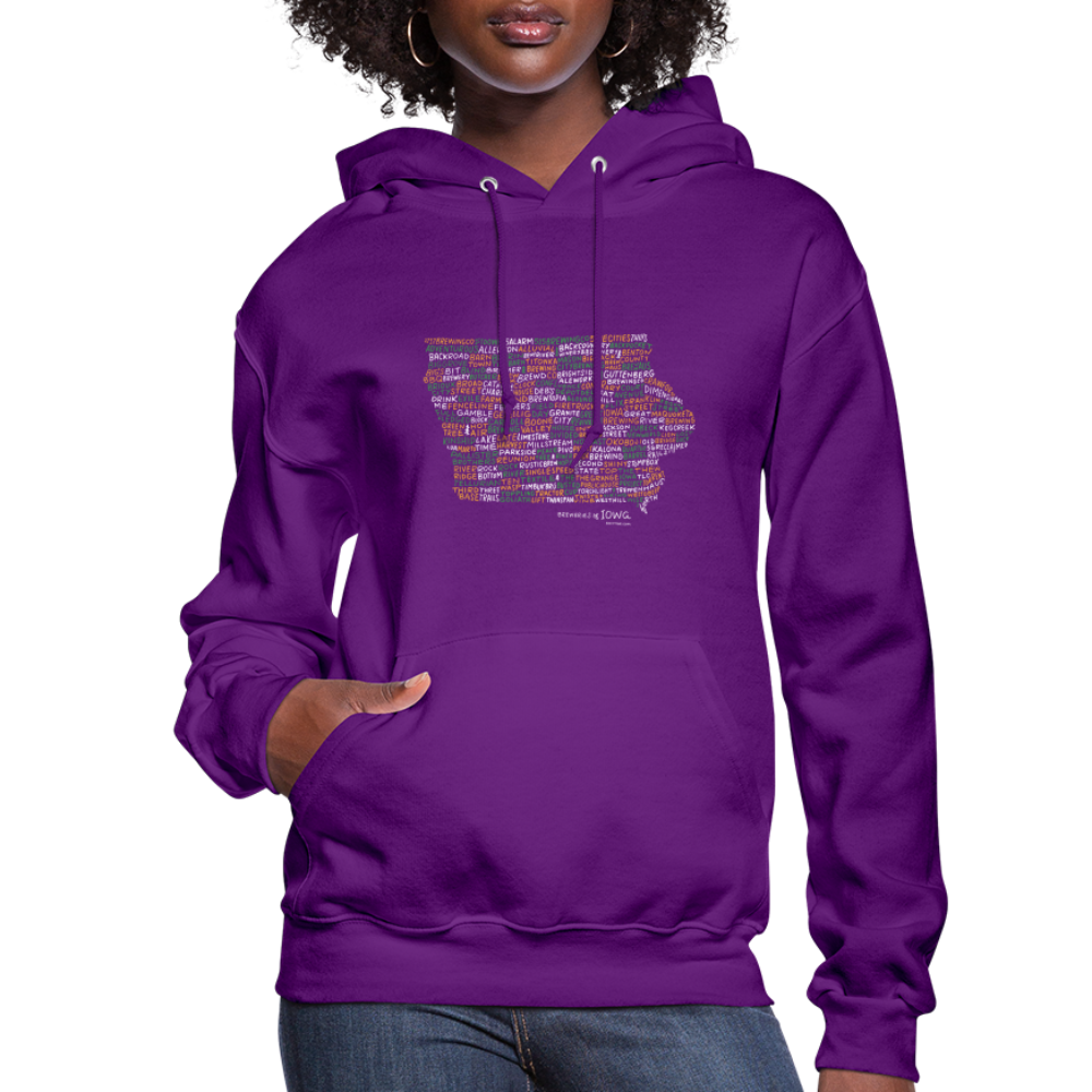 Iowa Brewery Women's Hoodie - purple