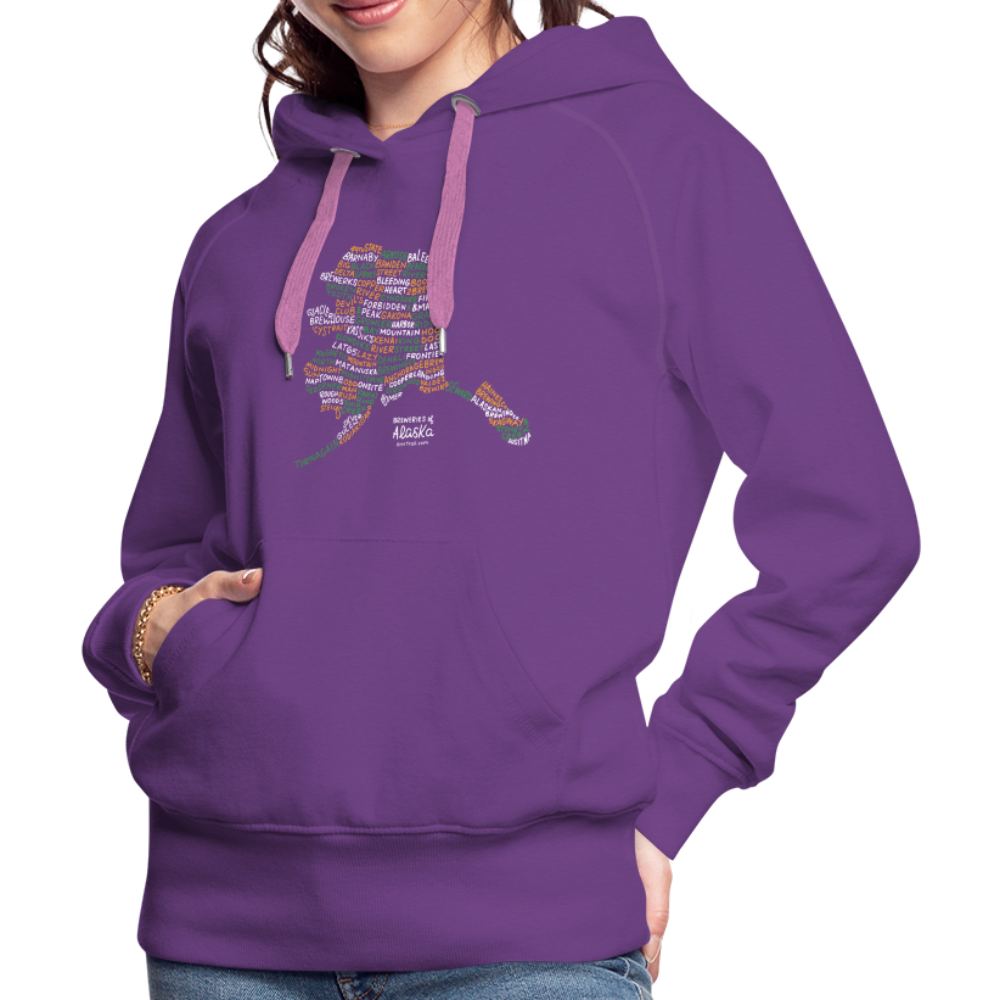 Alaska Brewery Women's Hoodie - purple 