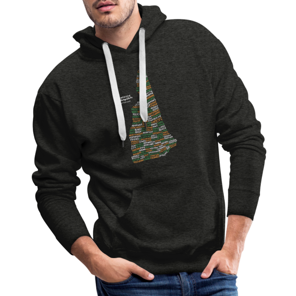 New Hampshire Brewery Men's Hoodie - charcoal grey