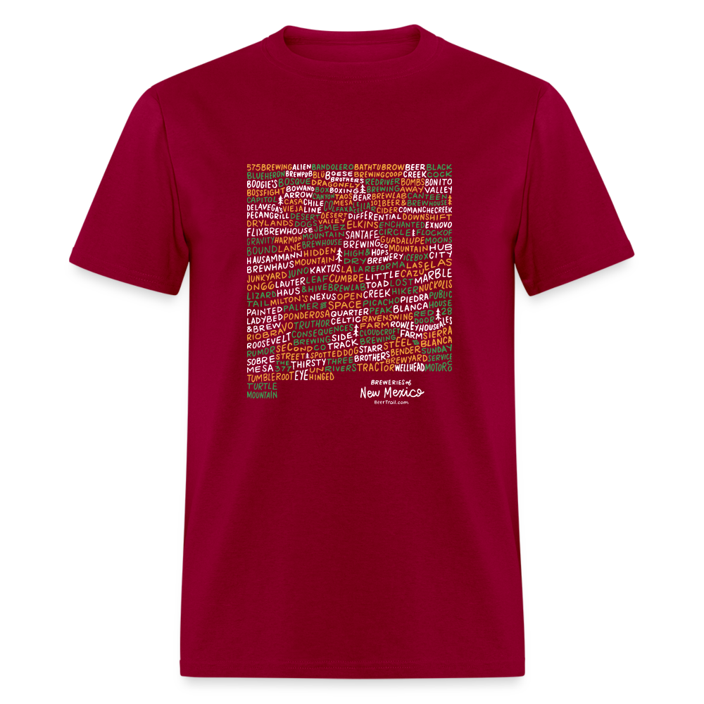 New Mexico Brewery T-Shirt - dark red