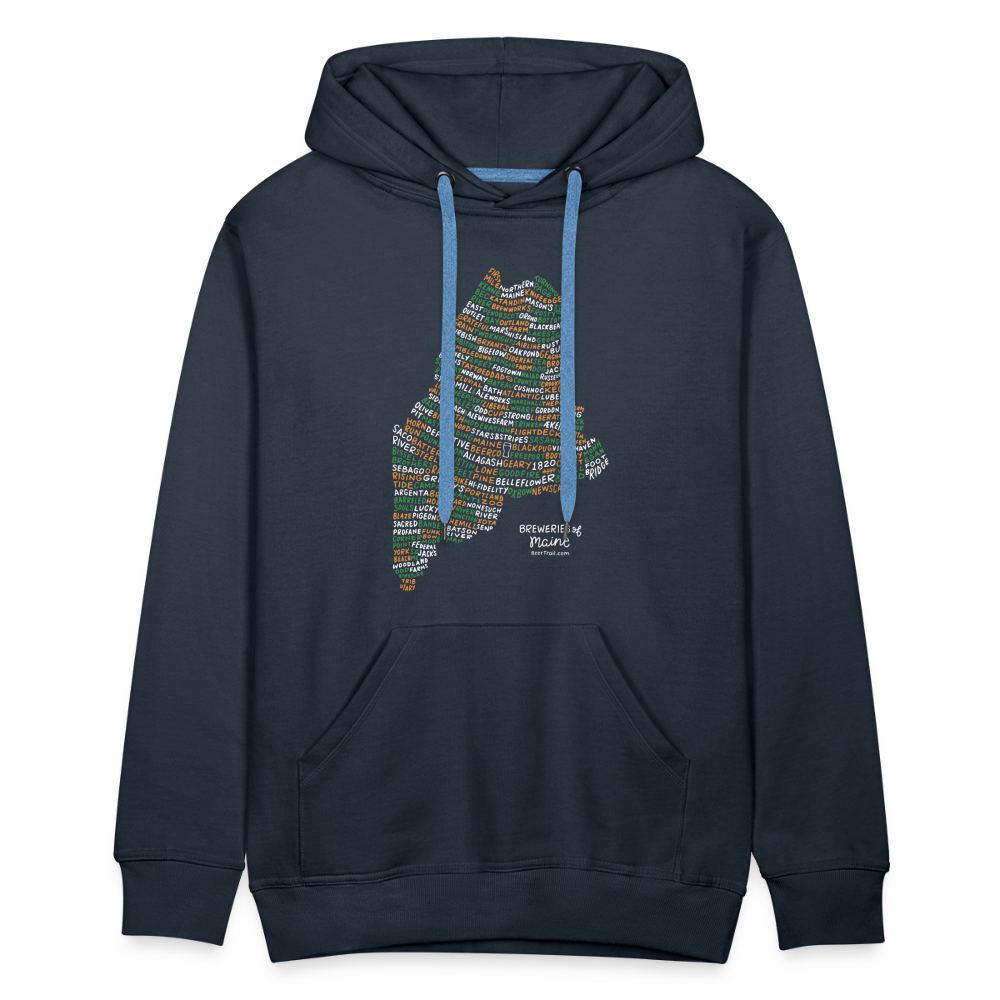 Maine Brewery Men's Hoodie - navy