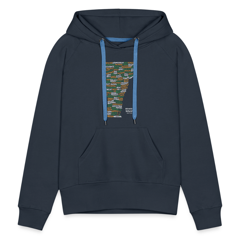 Vermont Brewery Women's Hoodie - navy