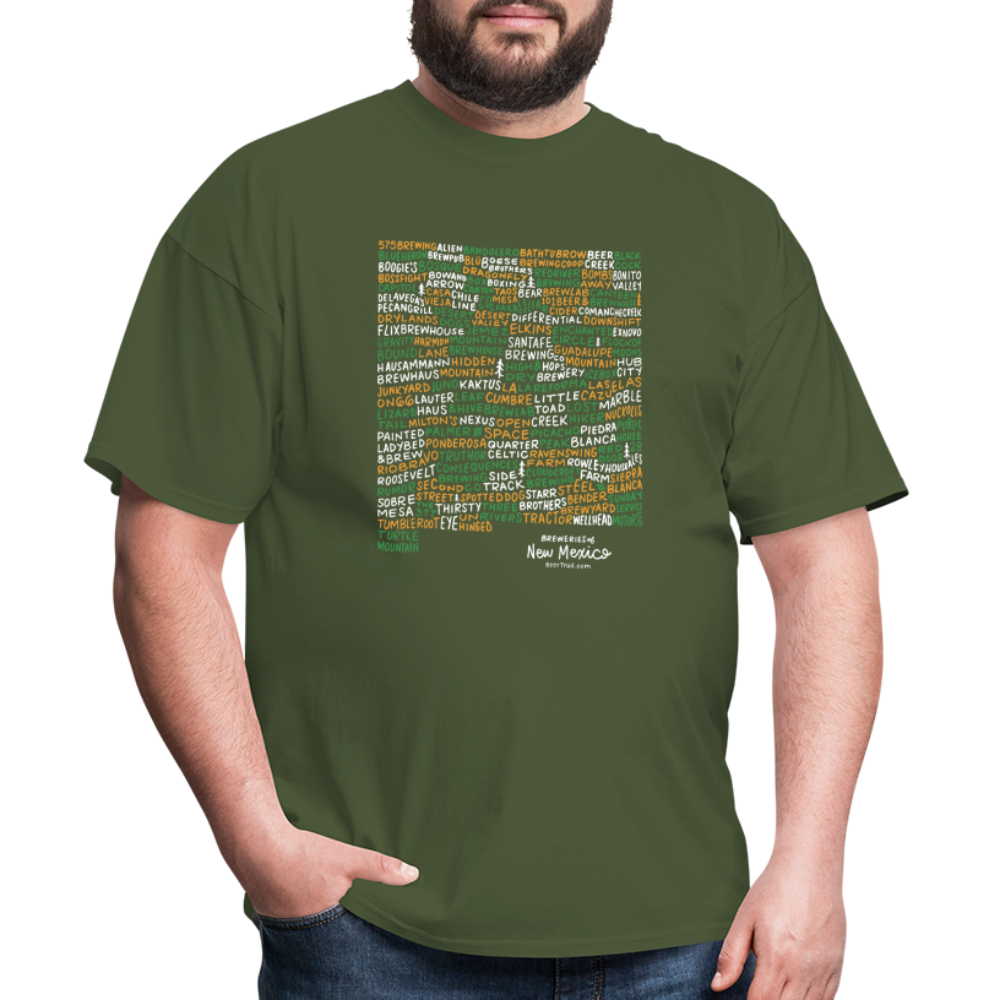 New Mexico Brewery T-Shirt - military green