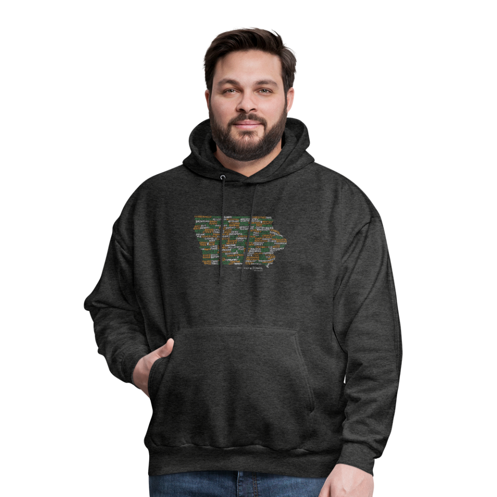 Iowa Brewery Men's Hoodie - charcoal grey