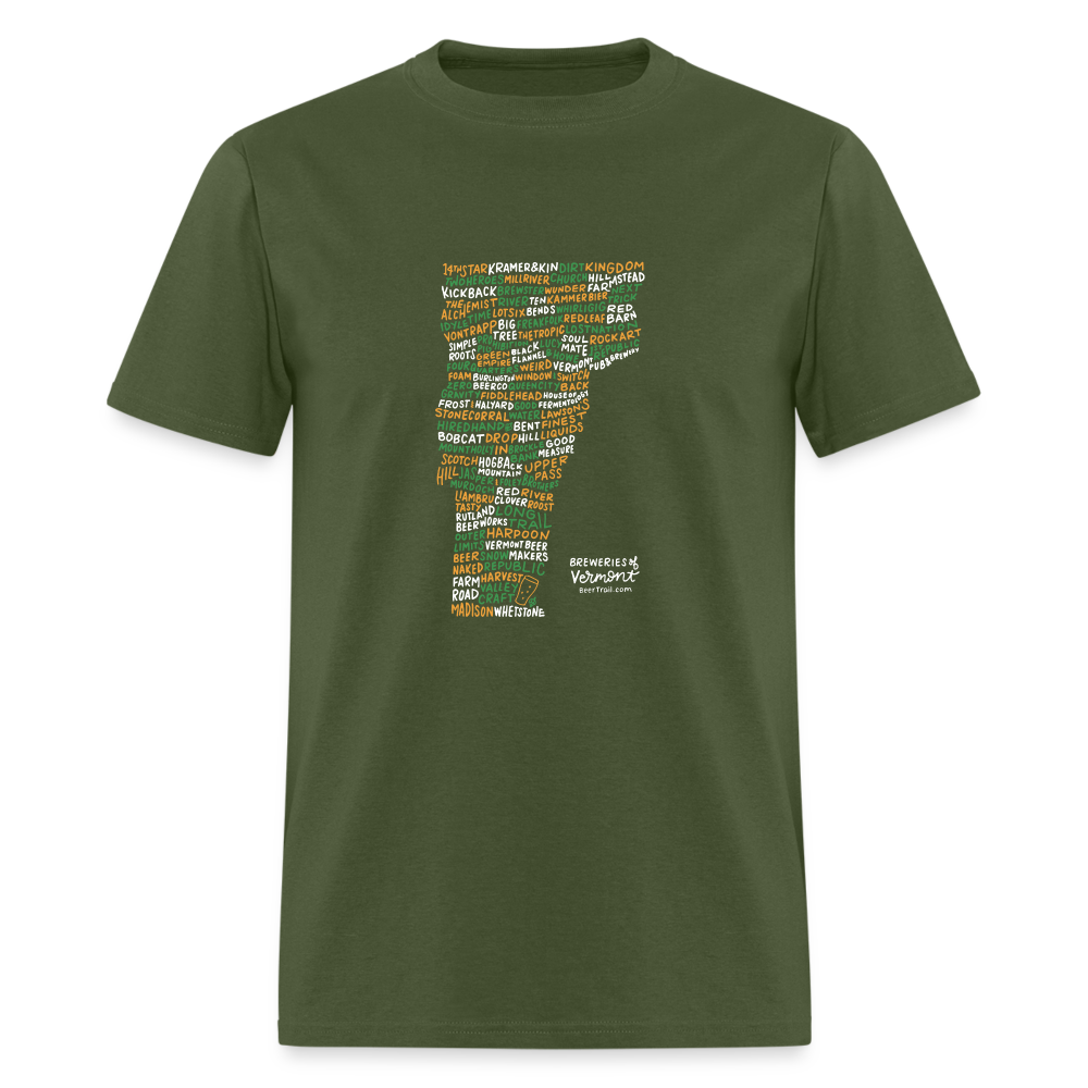 Vermont Brewery T-Shirt - military green