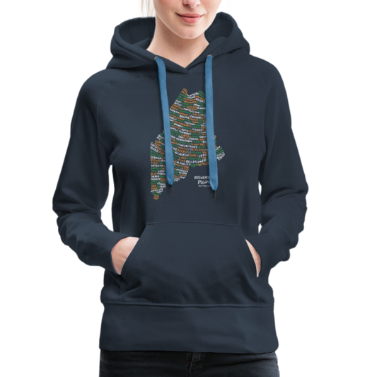 Maine Brewery Women's Hoodie - navy