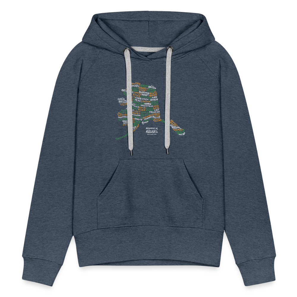 Alaska Brewery Women's Hoodie - heather denim