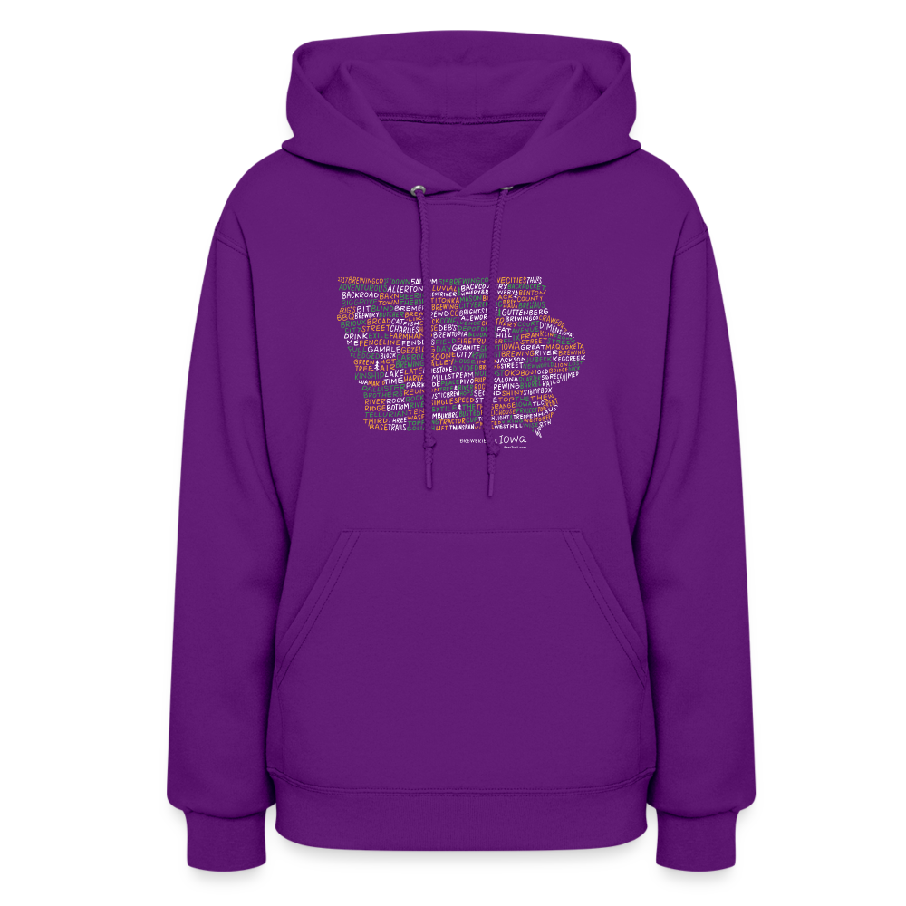 Iowa Brewery Women's Hoodie - purple