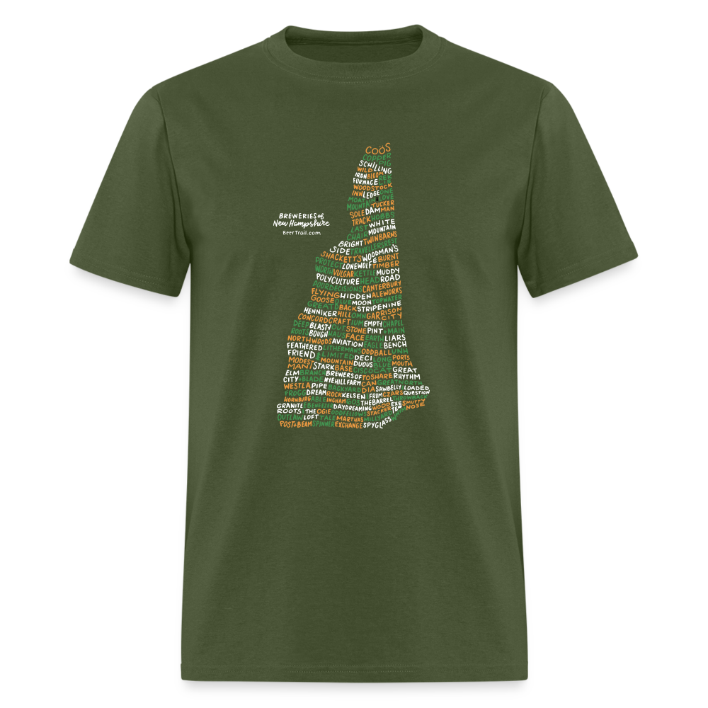 New Hampshire Brewery T-Shirt - military green