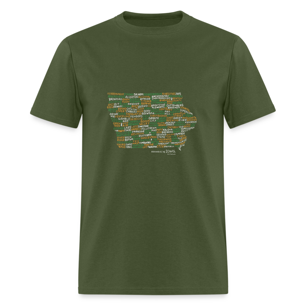 Iowa Brewery T-Shirt - military green