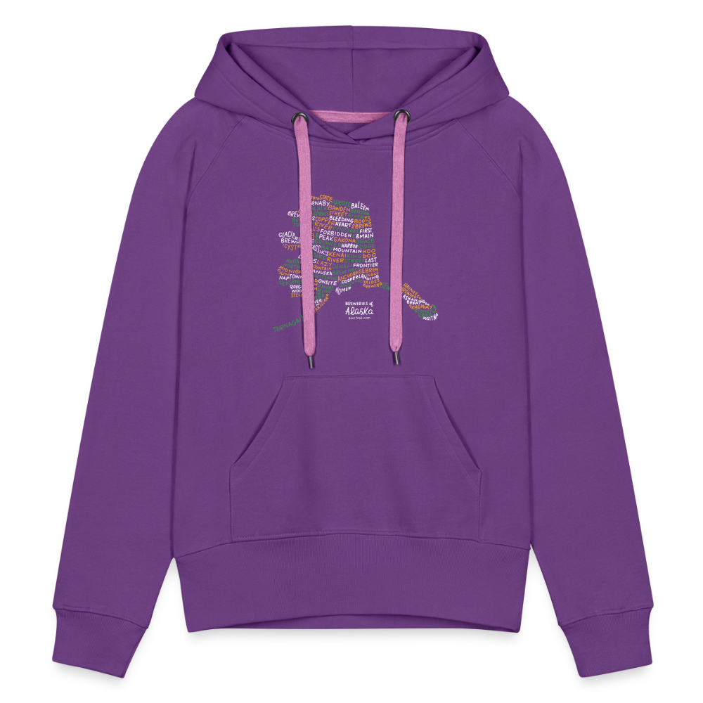 Alaska Brewery Women's Hoodie - purple 