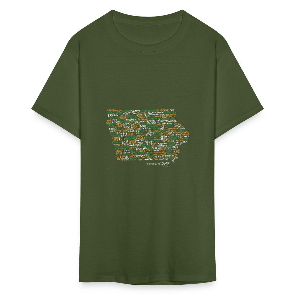 Iowa Brewery T-Shirt - military green