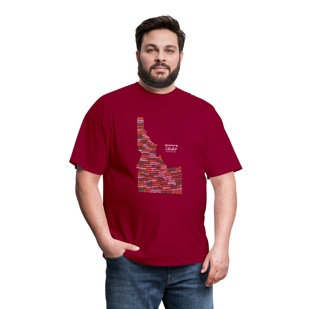 Idaho Brewery T-Shirt - dark red