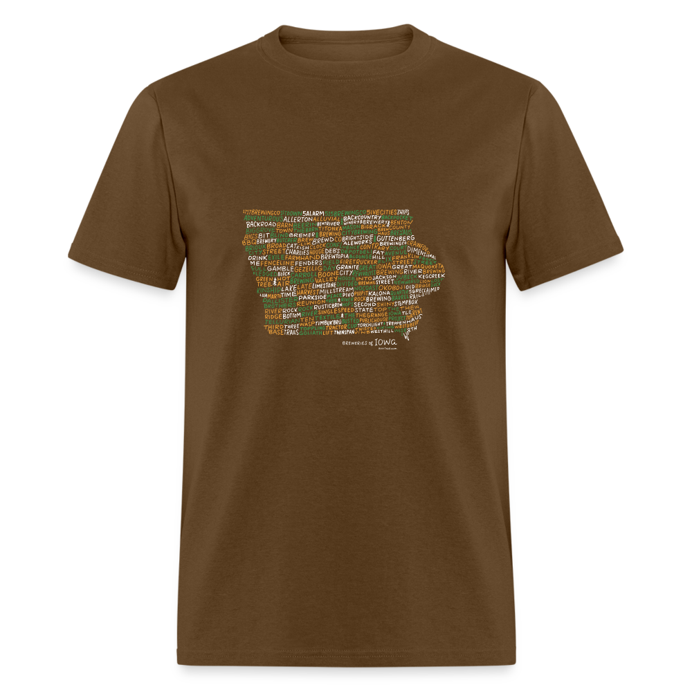 Iowa Brewery T-Shirt - brown