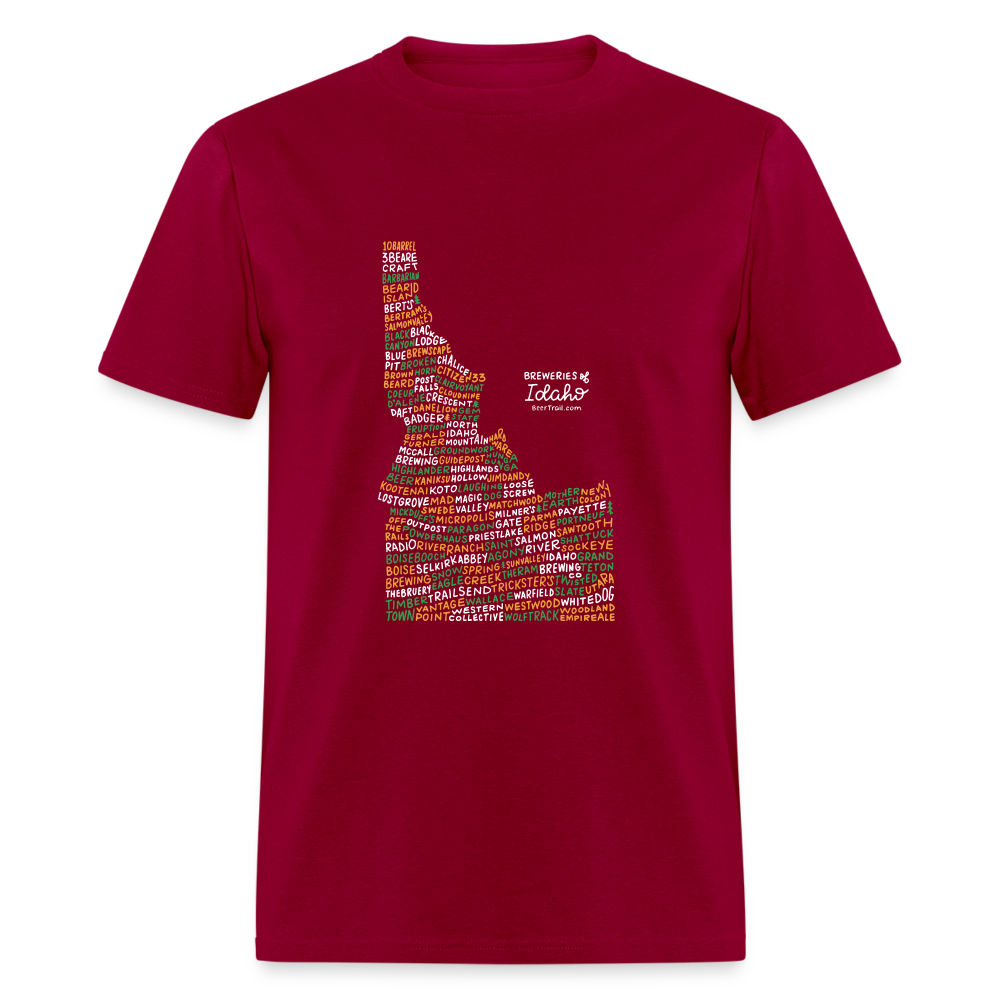 Idaho Brewery T-Shirt - dark red