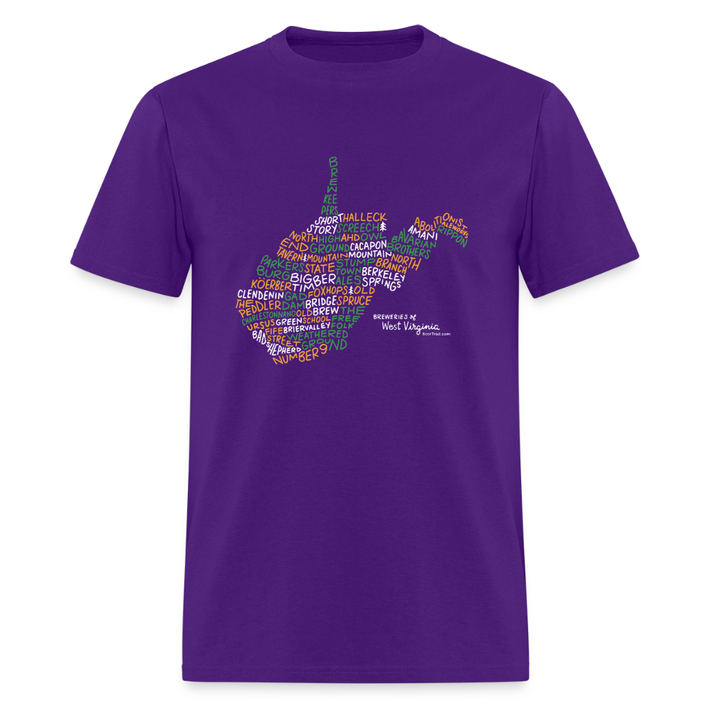 West Virginia Brewery T-Shirt - purple