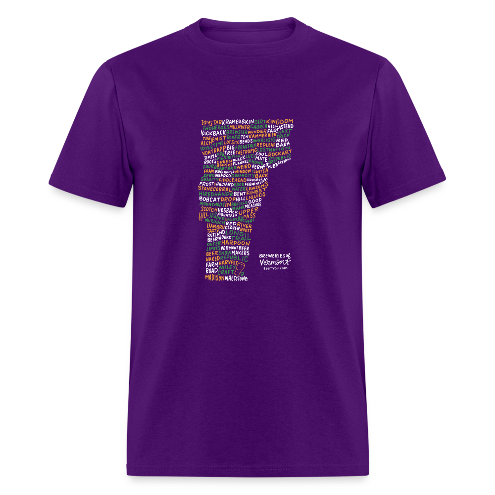 Vermont Brewery T-Shirt - purple