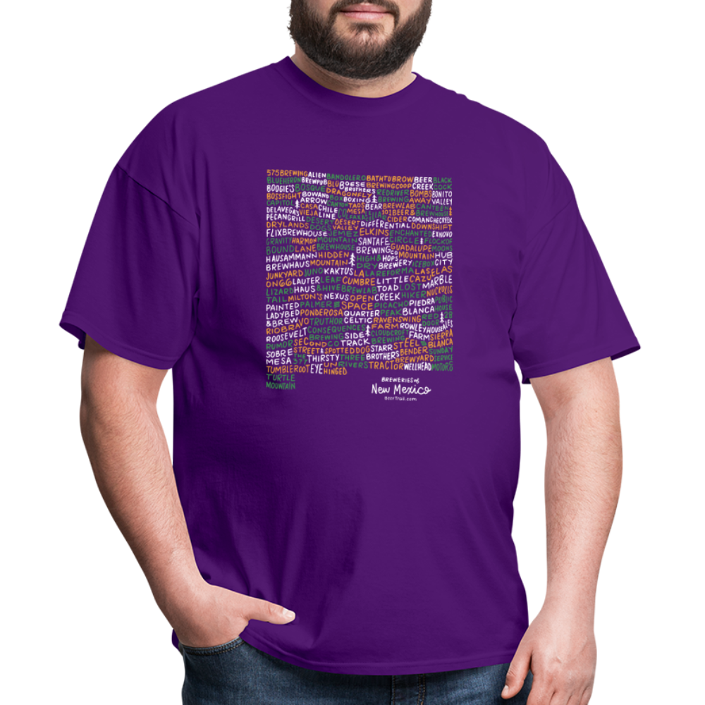 New Mexico Brewery T-Shirt - purple