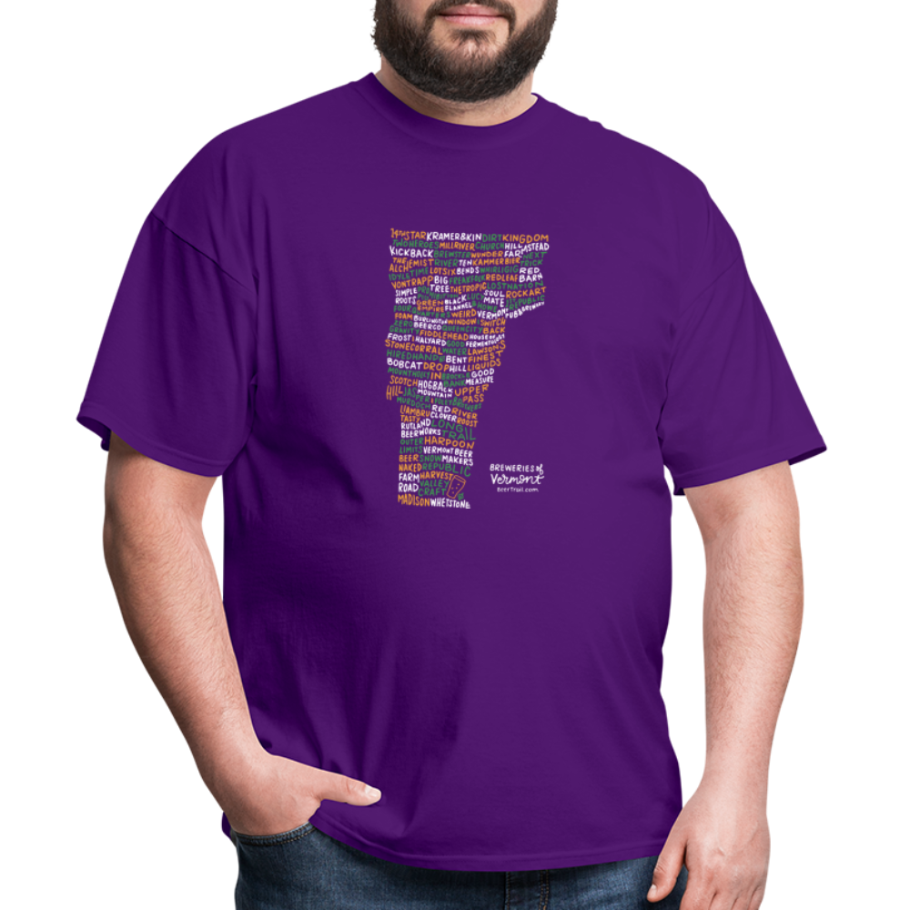 Vermont Brewery T-Shirt - purple