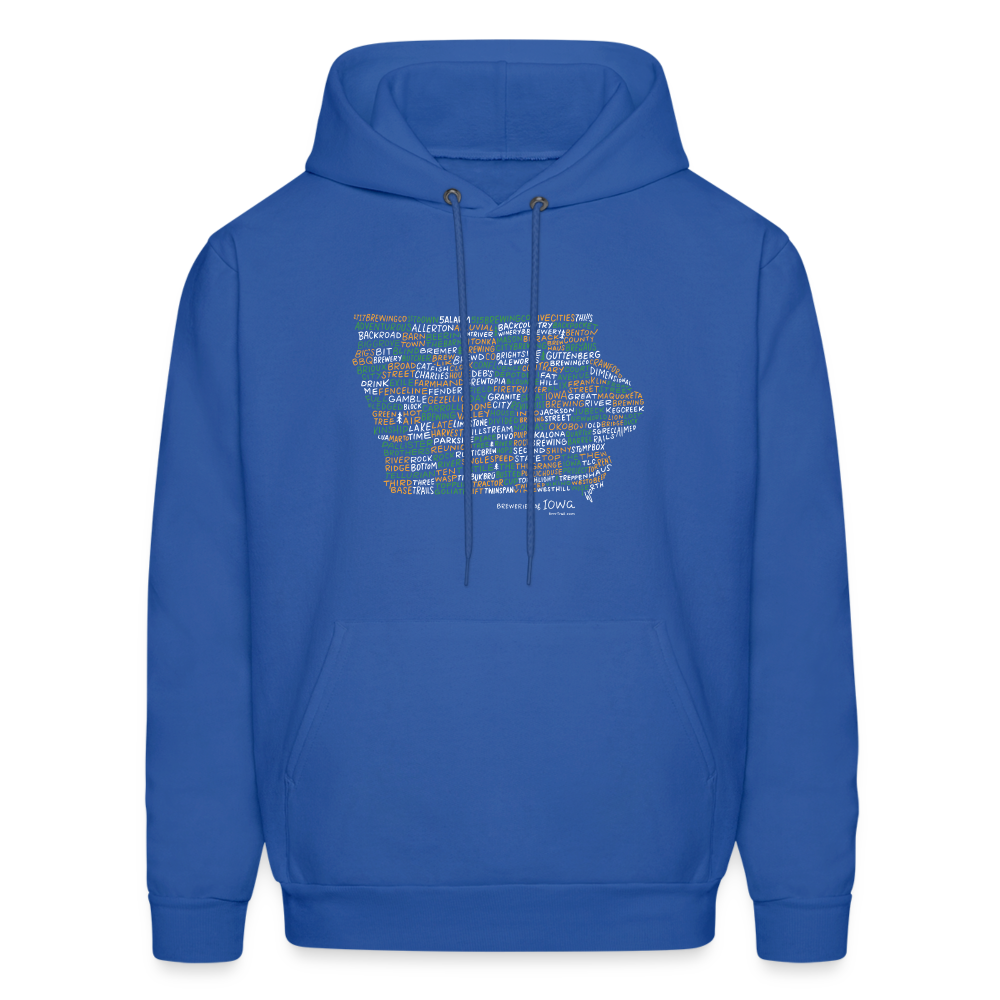 Iowa Brewery Men's Hoodie - royal blue