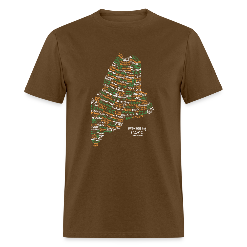 Maine Brewery T-Shirt - brown