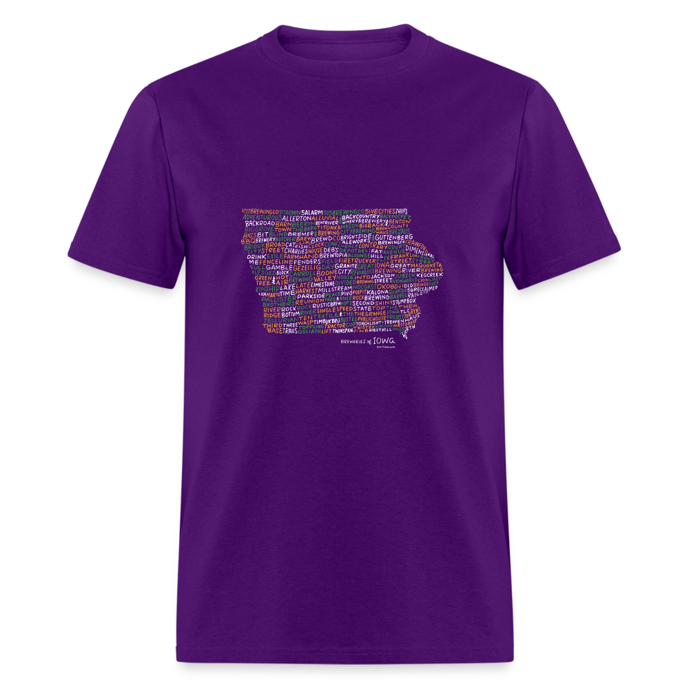 Iowa Brewery T-Shirt - purple