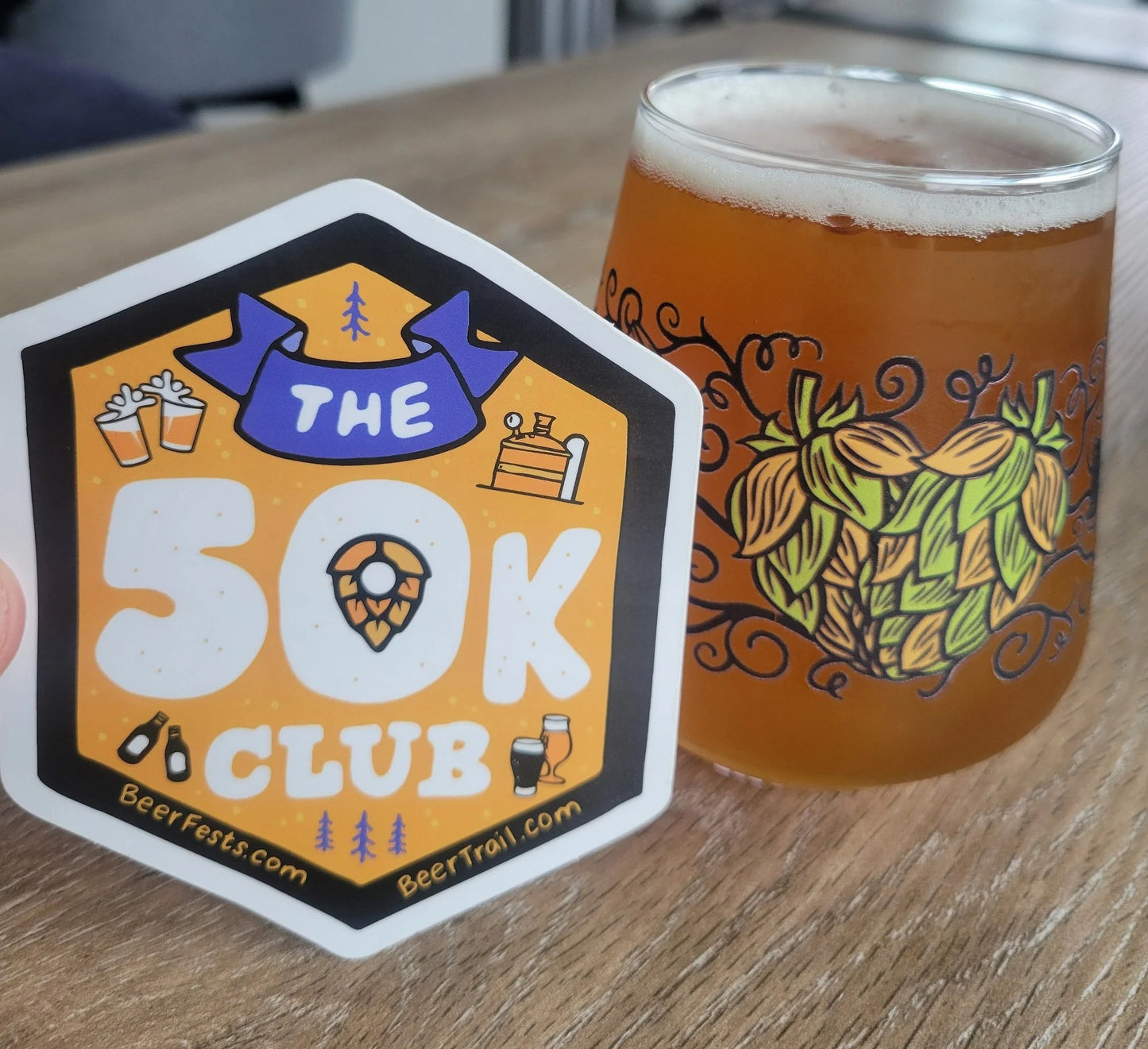 50K Club Sticker