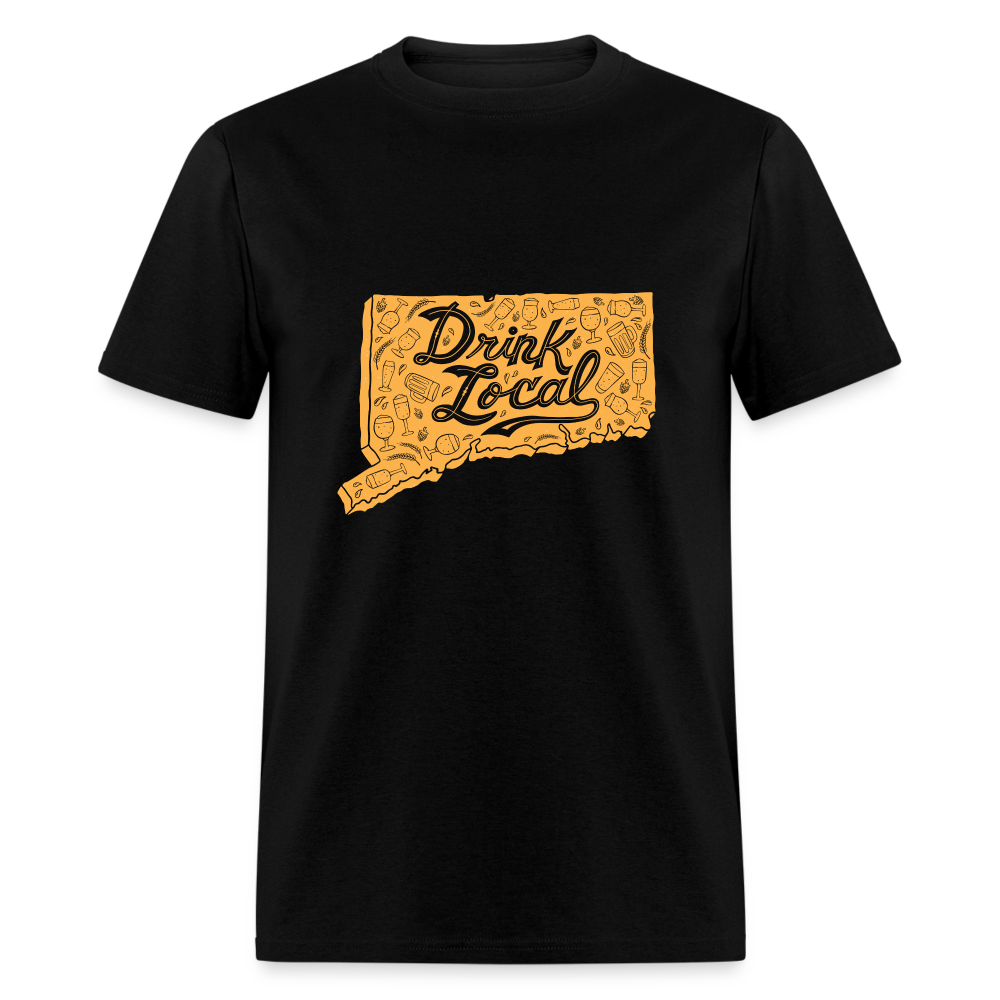 "Drink Local" CT Beer Shirt - black